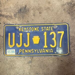 Vintage Pennsylvania License Plate